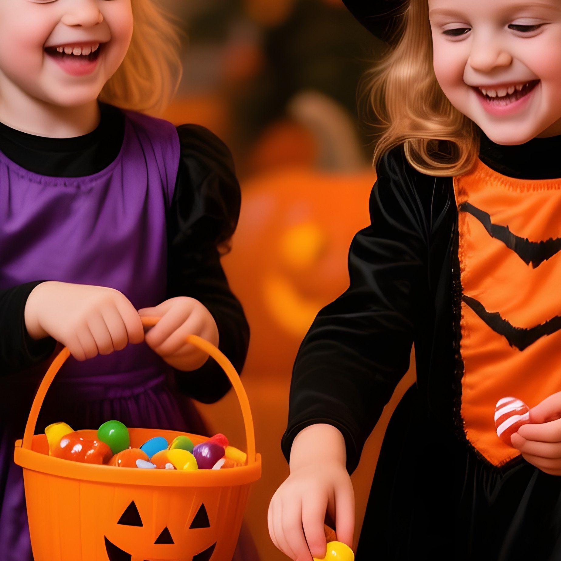 Children Celebrating Halloween Halloween Celebration - Full Resolution Quality Preview