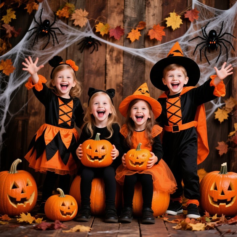 Children Dressed In Halloween Costumes Halloween Costumes