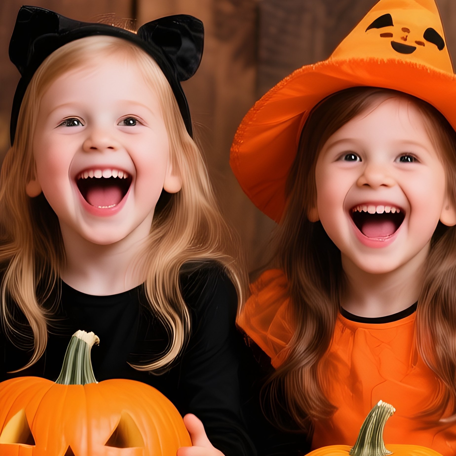 Children Dressed In Halloween Costumes Halloween Costumes - Full Resolution Quality Preview