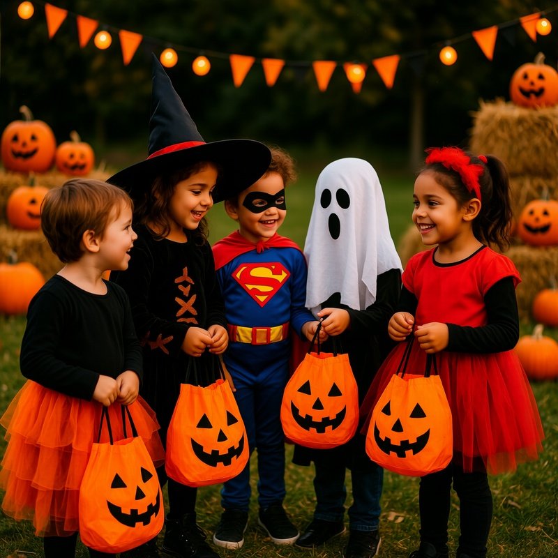 Children Dressed In Halloween Costumes Halloween Costumes