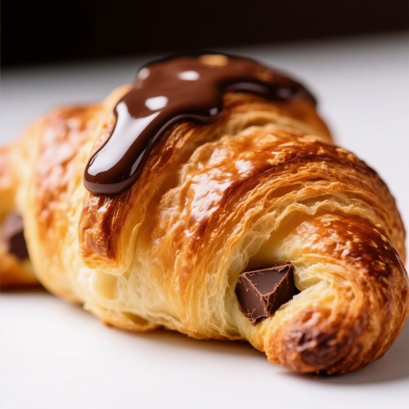 Chocolate Filled Croissant Pastry Chocolate