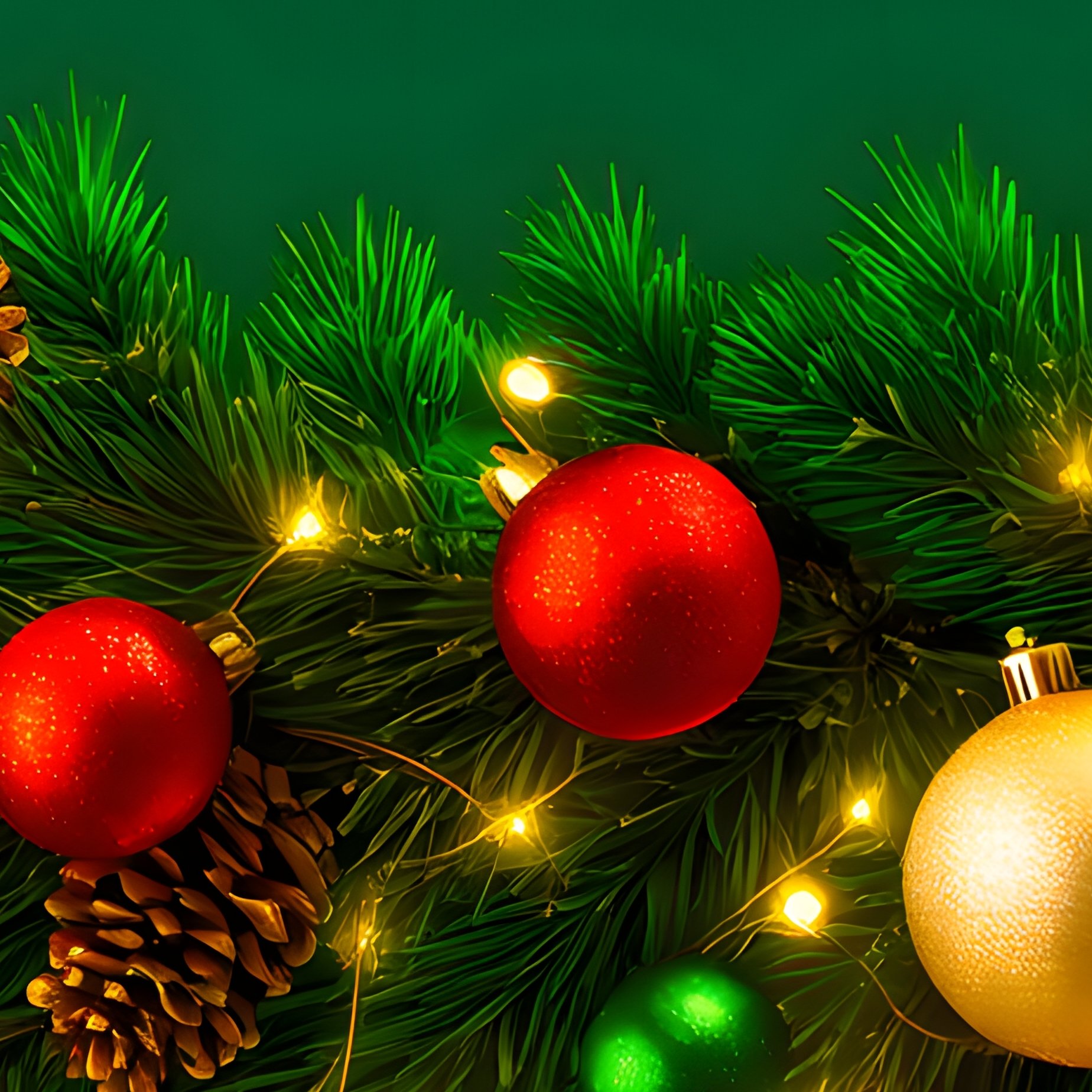 Christmas Garland Christmas Garland - Full Resolution Quality Preview