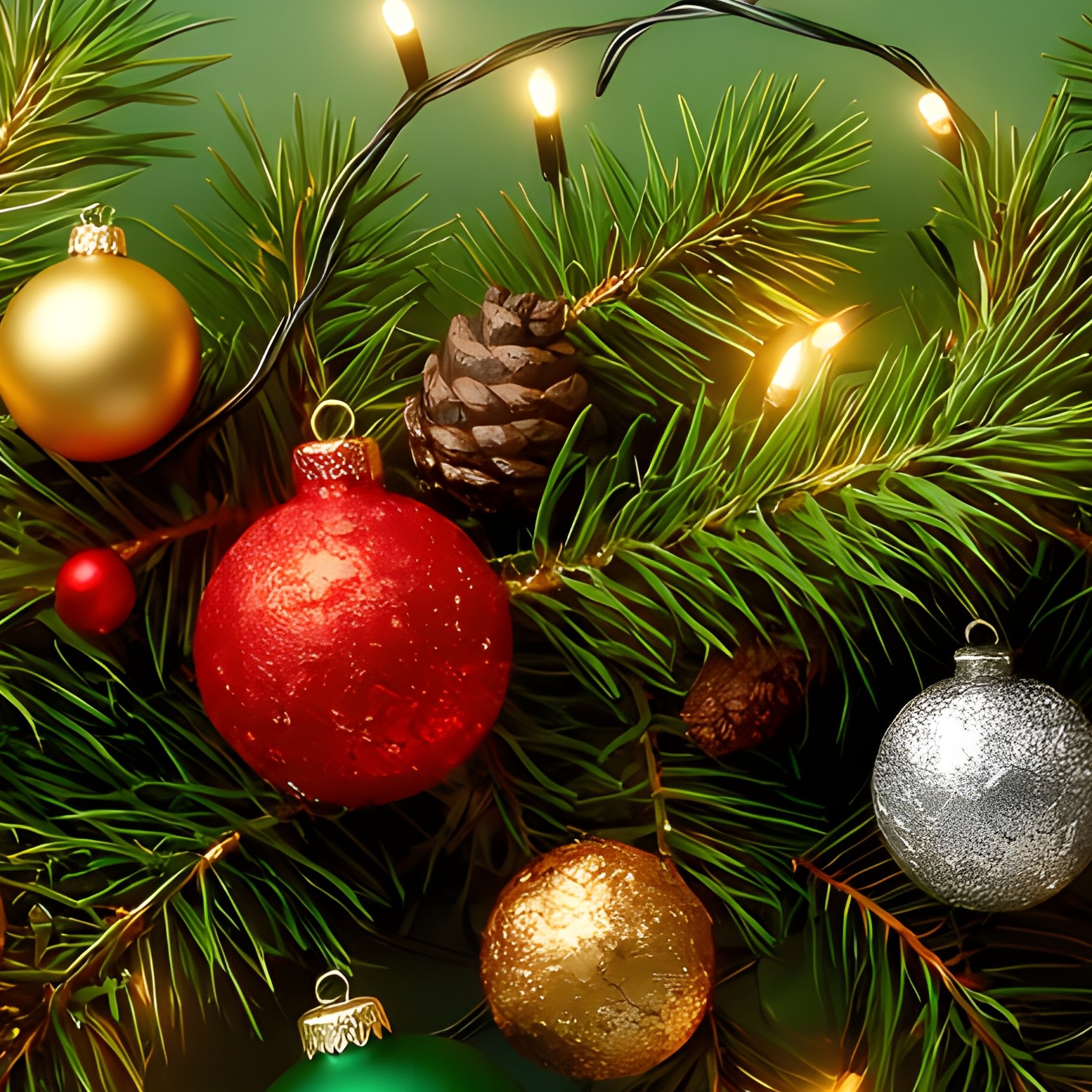 Christmas Garland Christmas Garland - Full Resolution Quality Preview