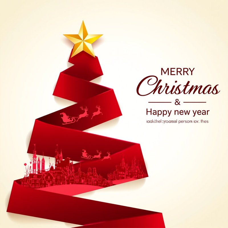 Christmas Greeting Card Design Christmas New Year