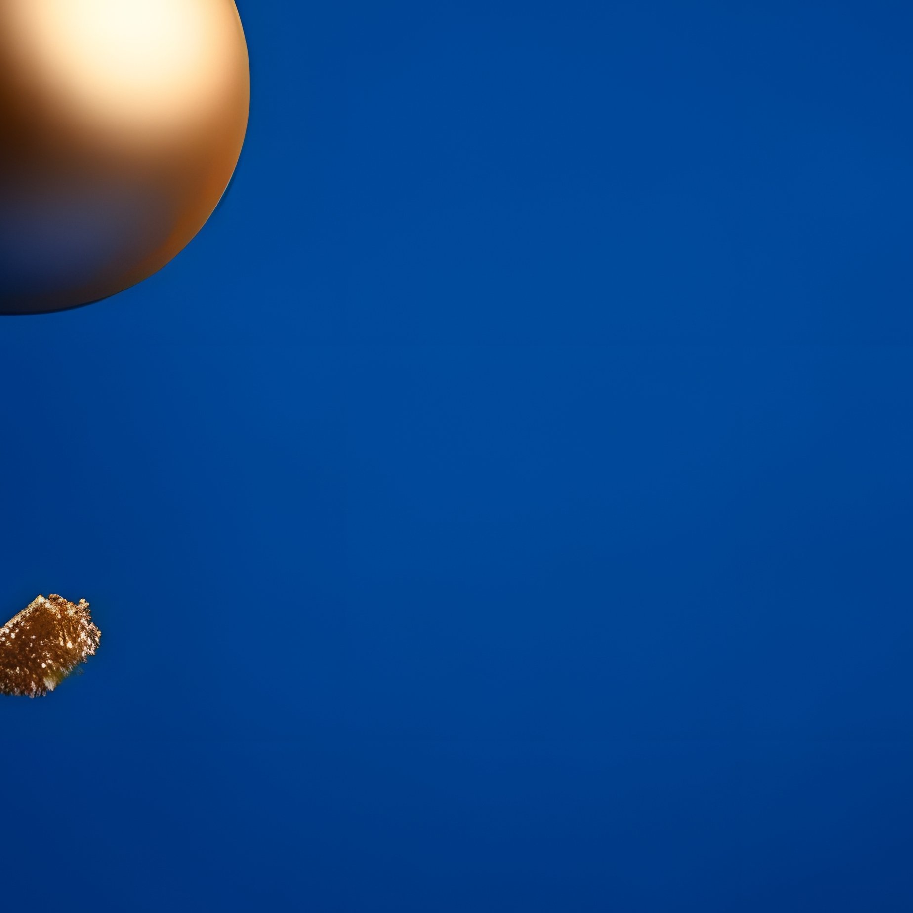 Christmas Ornaments On A Dark Blue Background Christmas Festive - Full Resolution Quality Preview