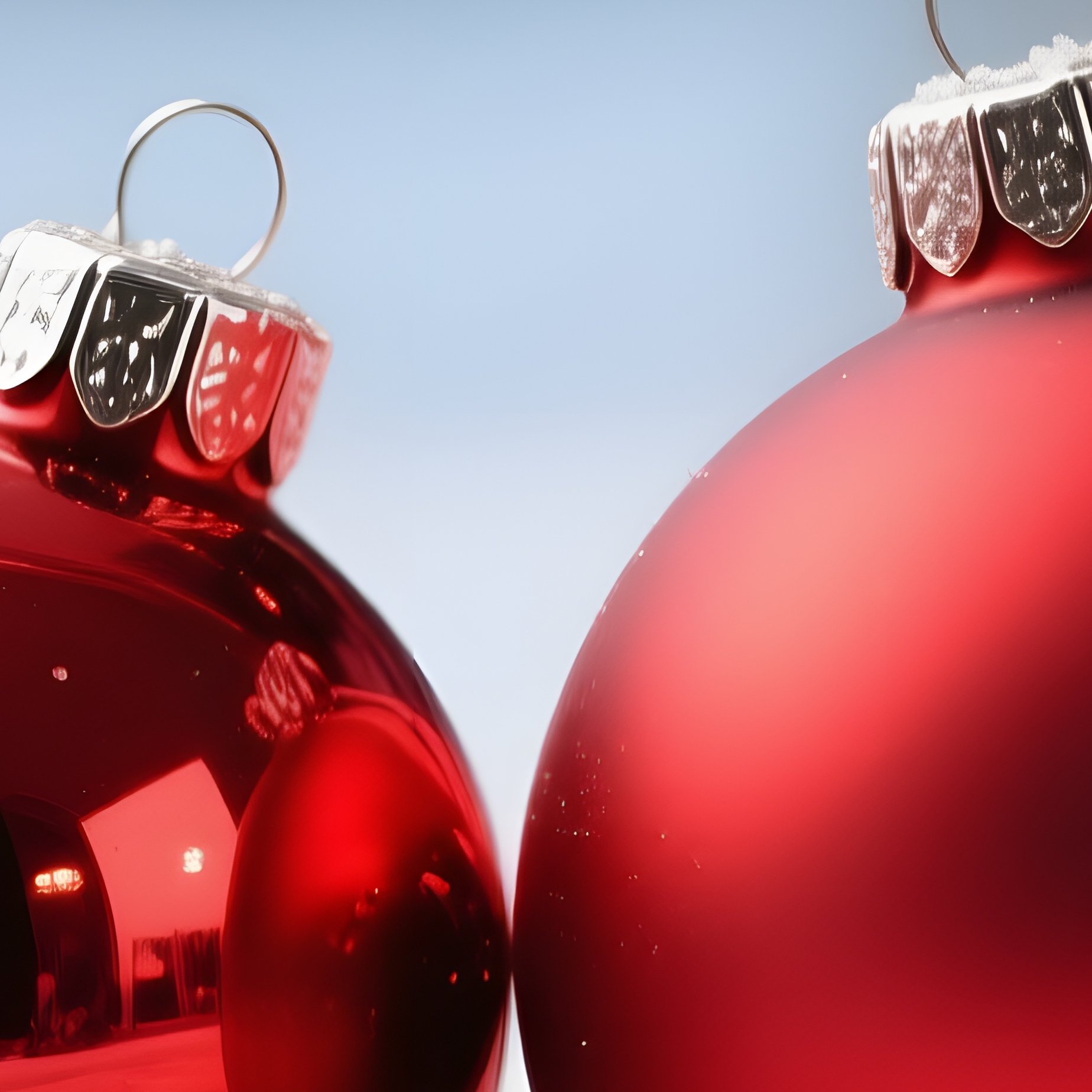 Christmas Ornaments On Snow Christmas Ornaments - Full Resolution Quality Preview