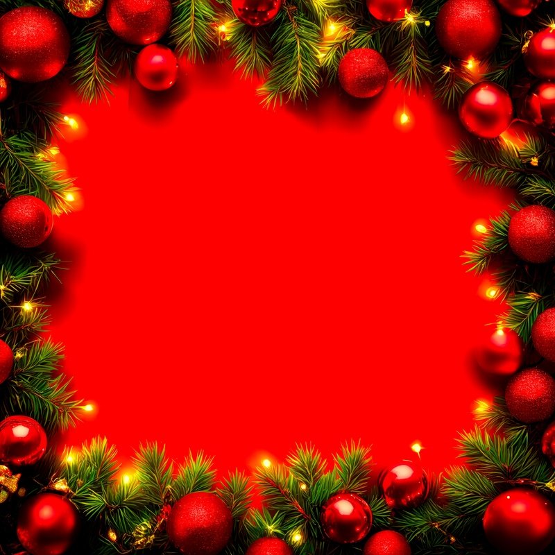 Christmas Themed Border Decoration Christmas Holiday