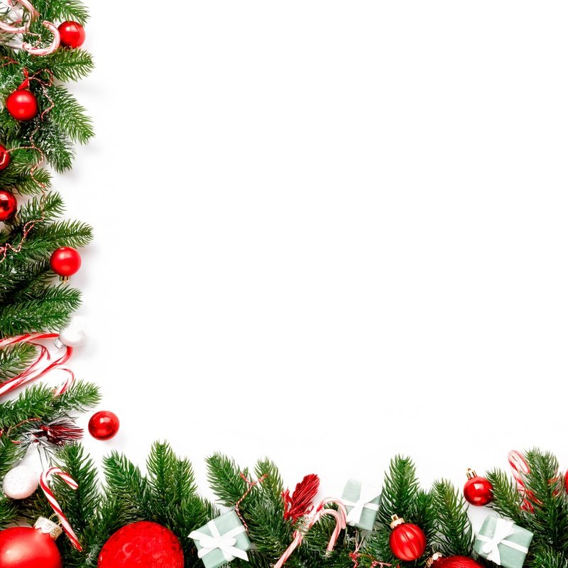 Christmas Themed Border Decoration Christmas Holiday