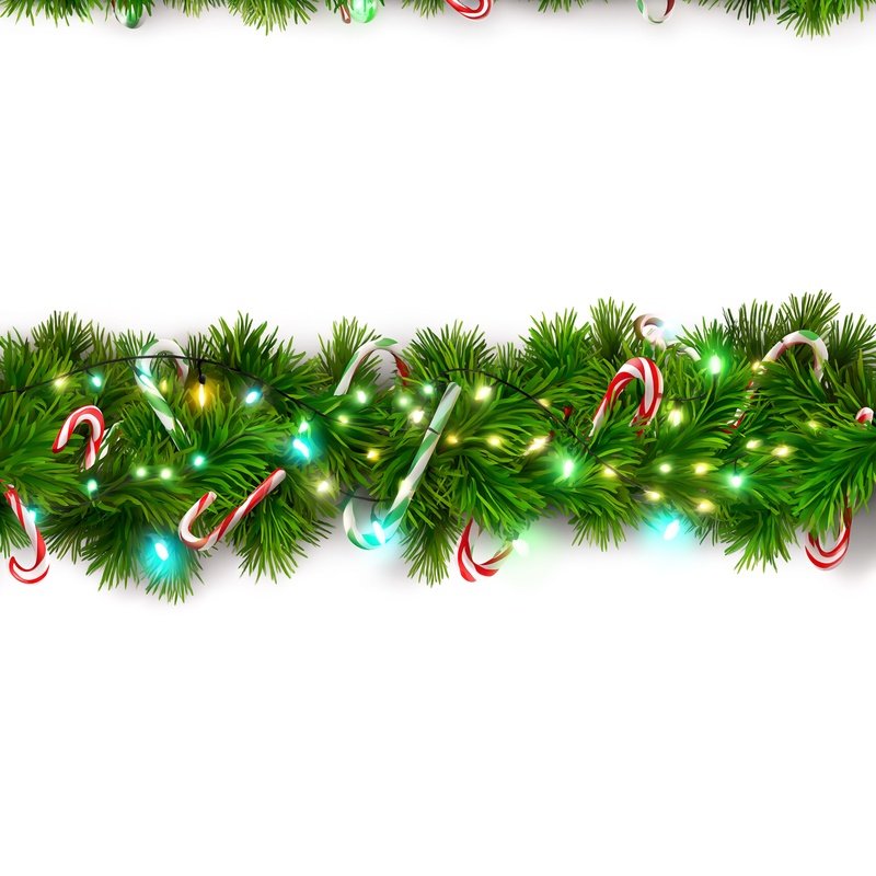 Christmas Themed Decorative Border Christmas Decorations