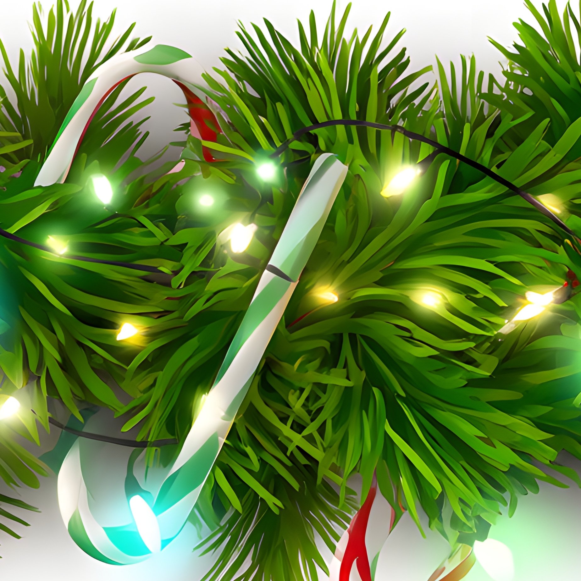 Christmas Themed Decorative Border Christmas Decorations - Full Resolution Quality Preview