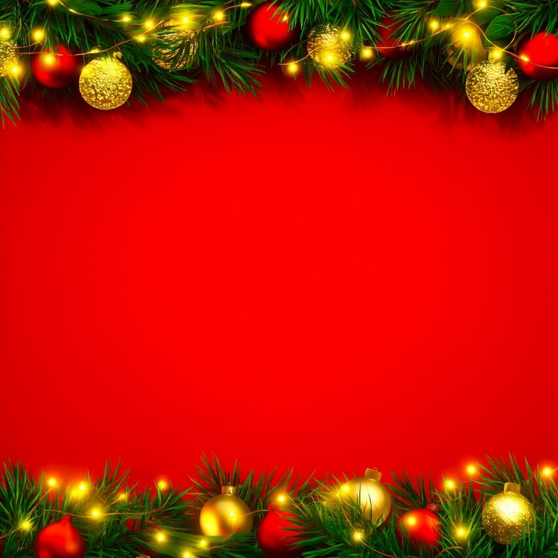 Christmas Themed Decorative Border Christmas Decorations