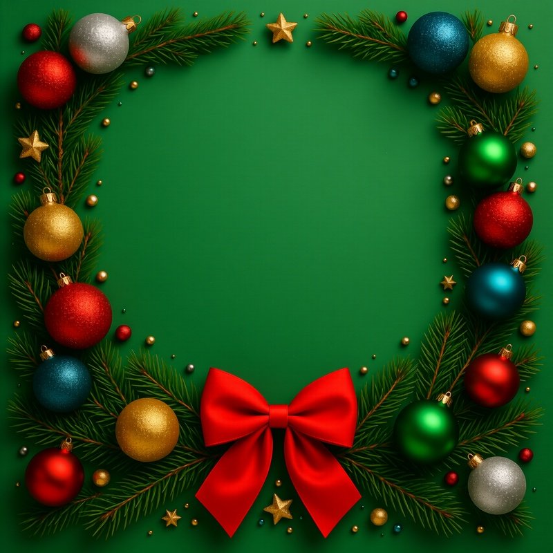 Christmas Themed Decorative Frame Christmas Decorations