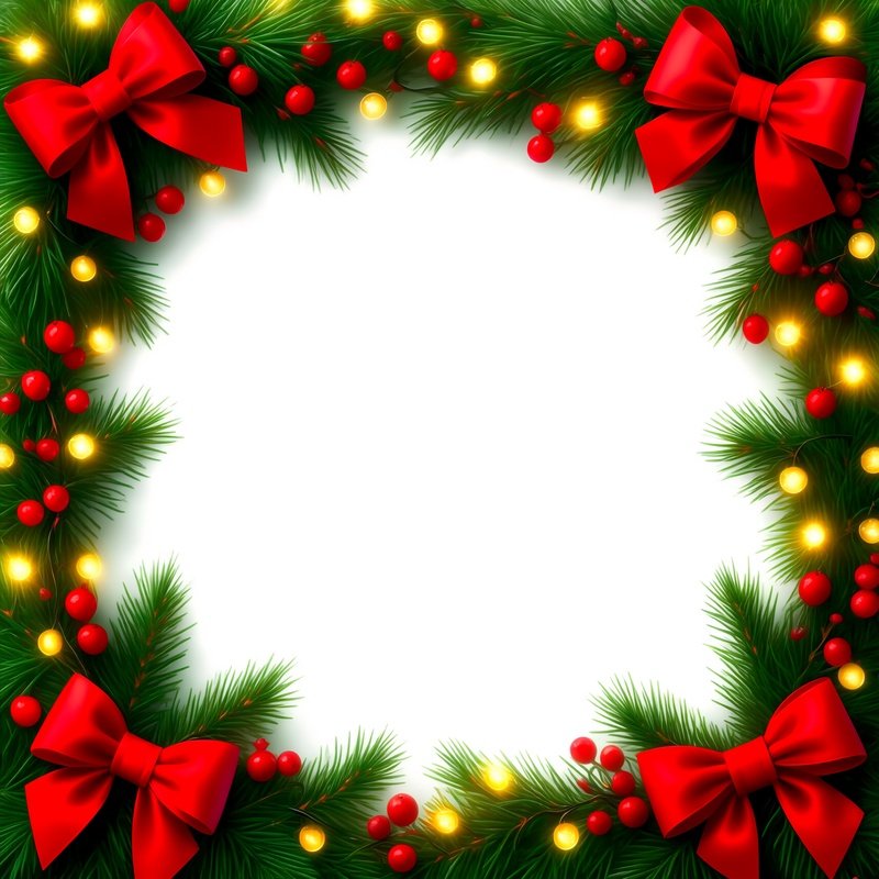 Christmas Themed Frame Decoration Christmas Frame