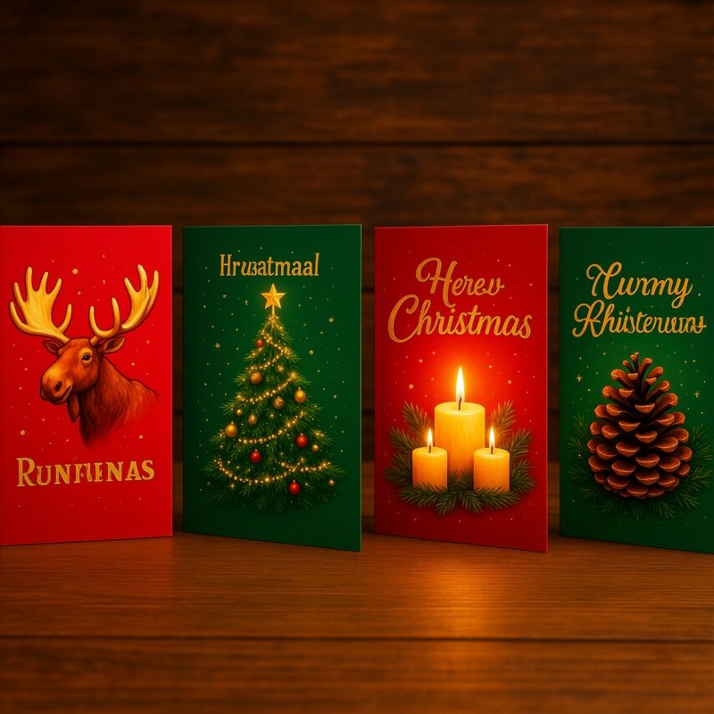 Christmas Themed Greeting Cards Christmas Greeting Cards