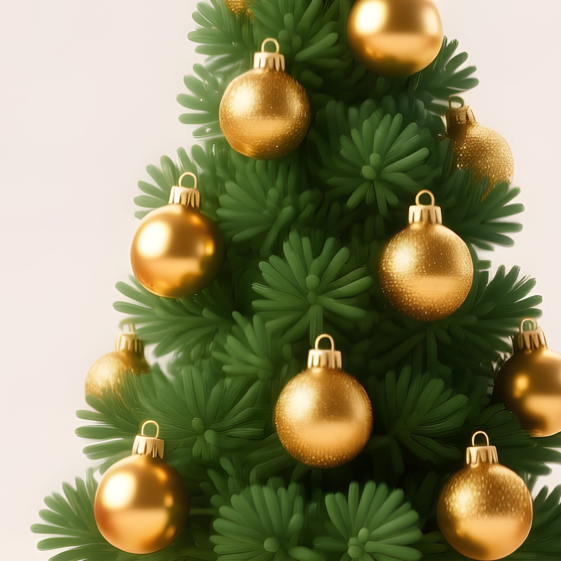 Christmas Themed Objects Including A Sleigh A Decorated Tree And - Full Resolution Quality Preview