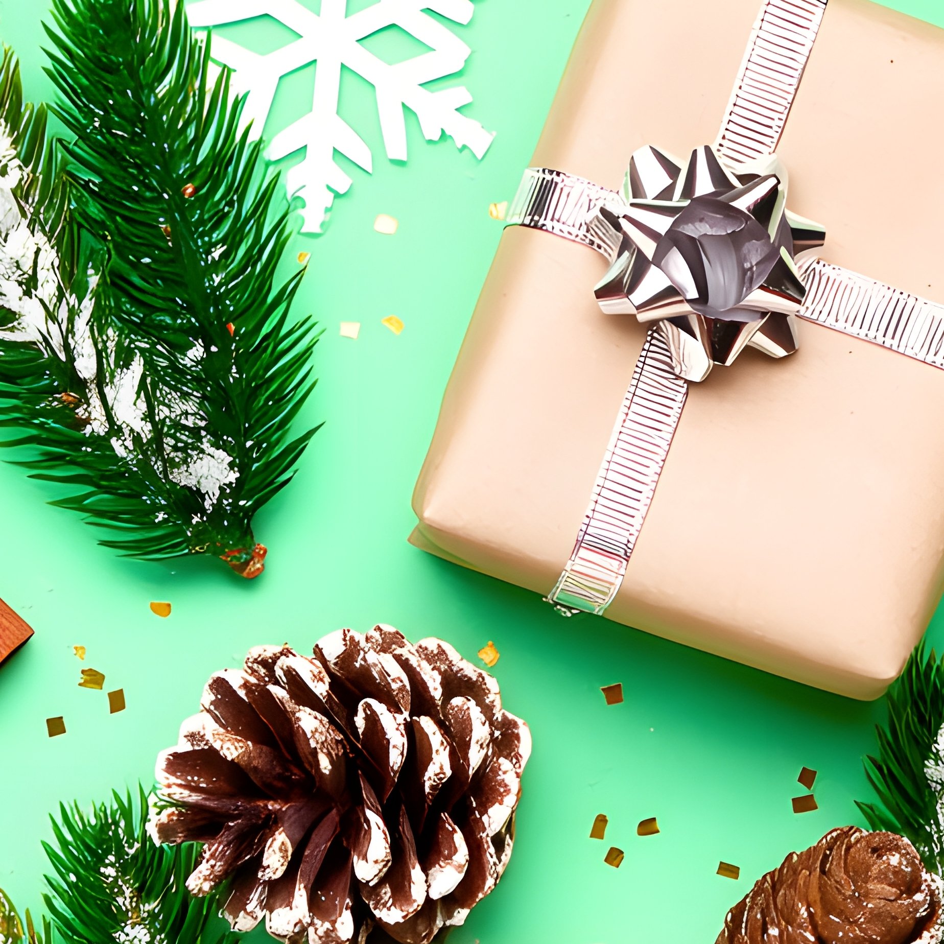 Christmas Themed Still Life Composition Christmas Holiday - Full Resolution Quality Preview