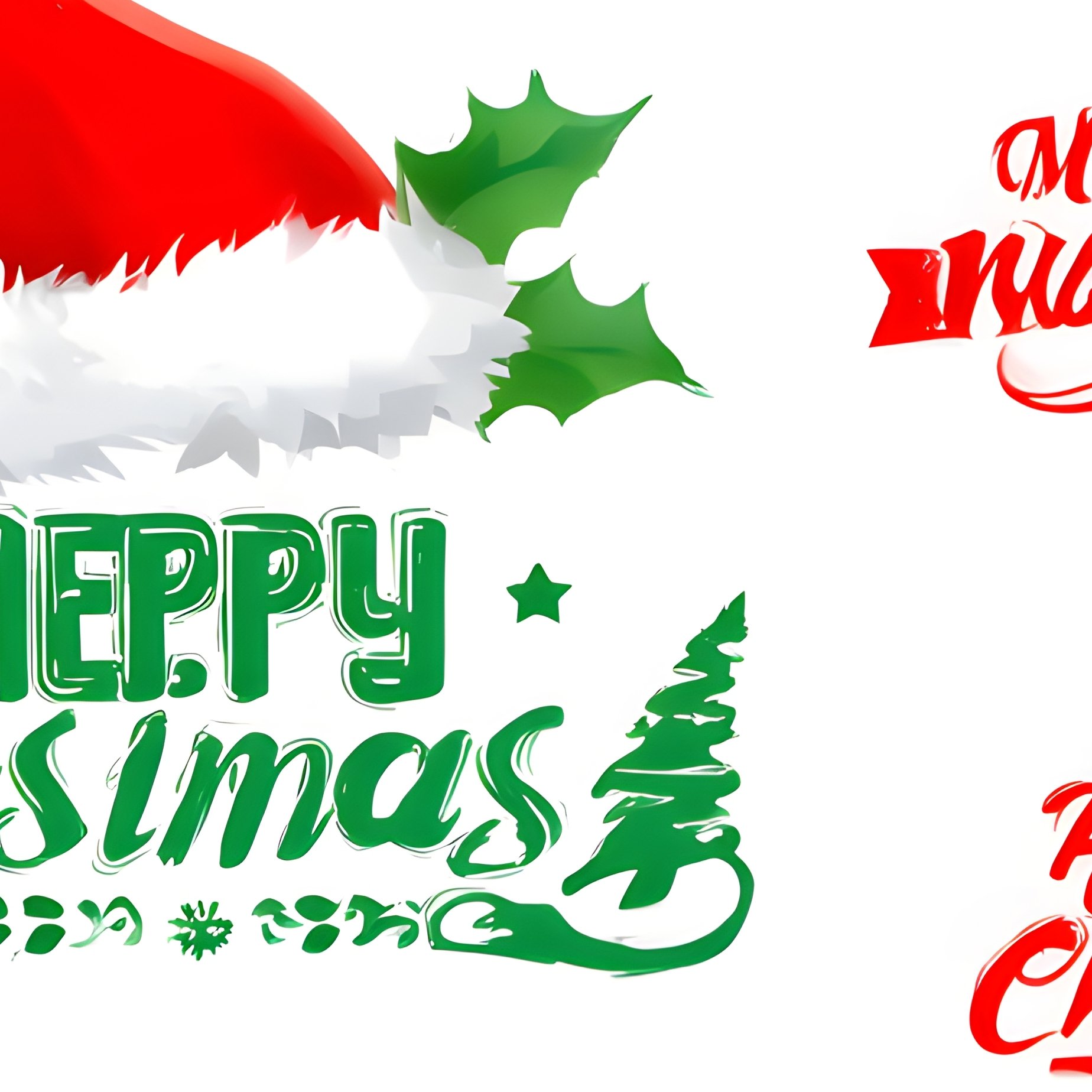 Christmas Themed Text Designs Christmas Holiday - Full Resolution Quality Preview