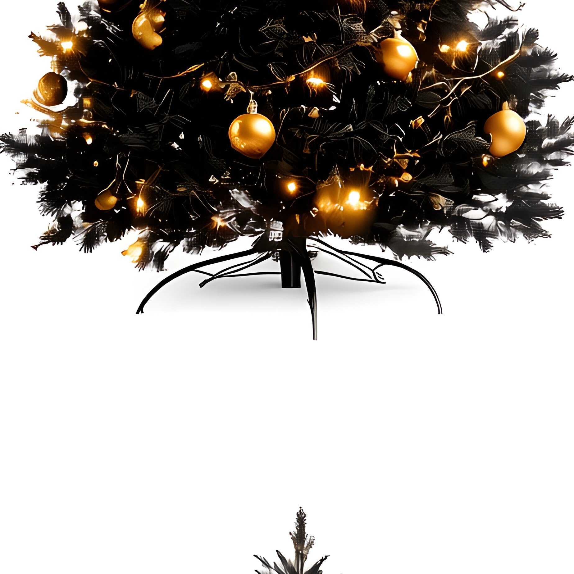 Christmas Trees In Various Styles And Decorations Christmas Trees - Full Resolution Quality Preview