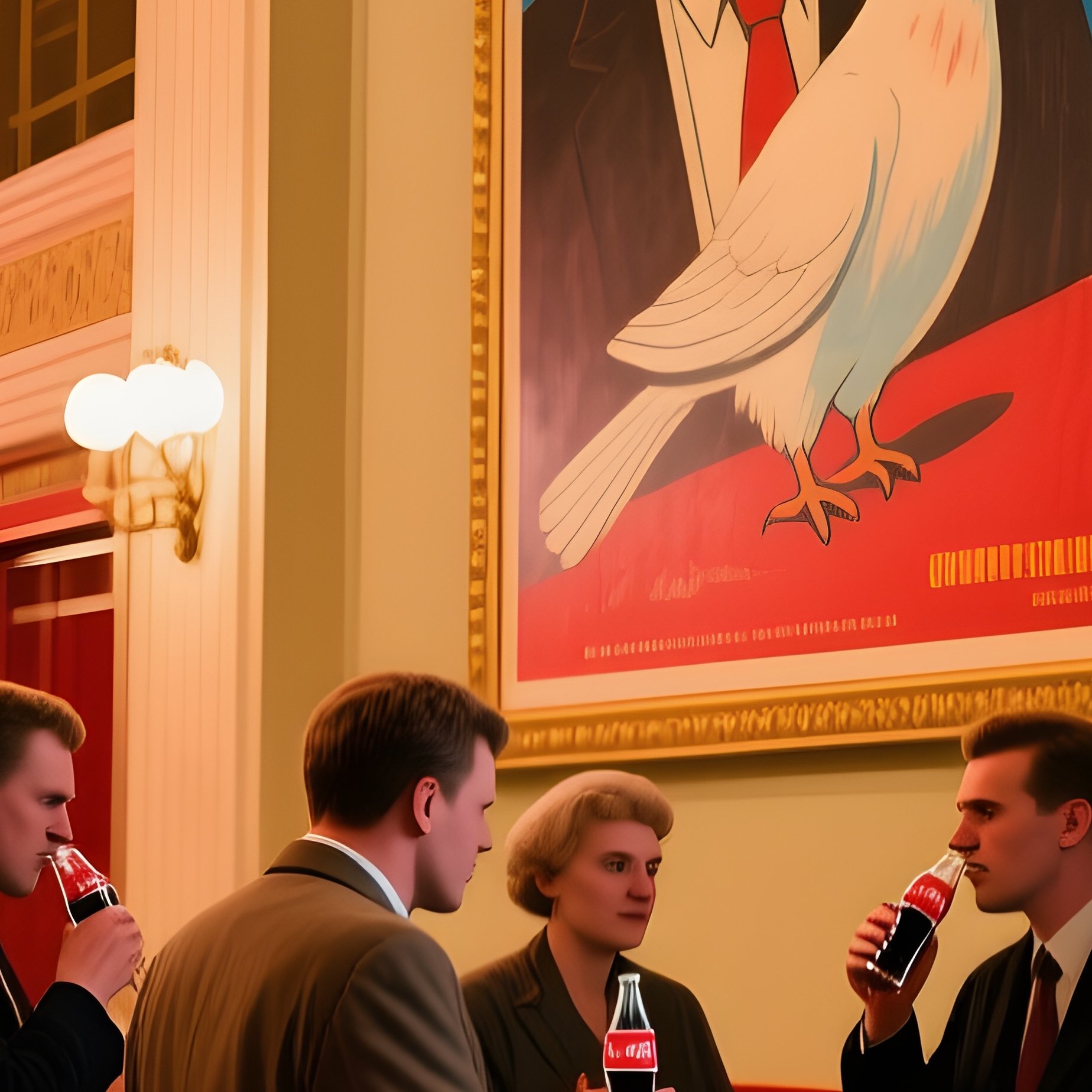 Cinema Lobby 1984 Soviet Cinema Palace - Full Resolution Quality Preview