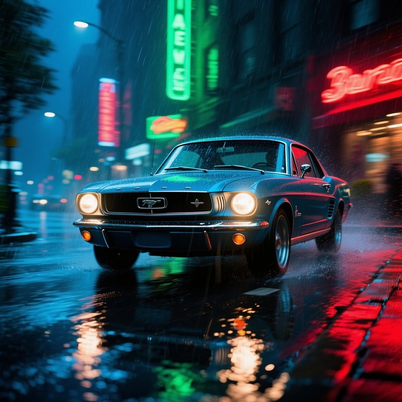 Cinematic Style Vehicle Night