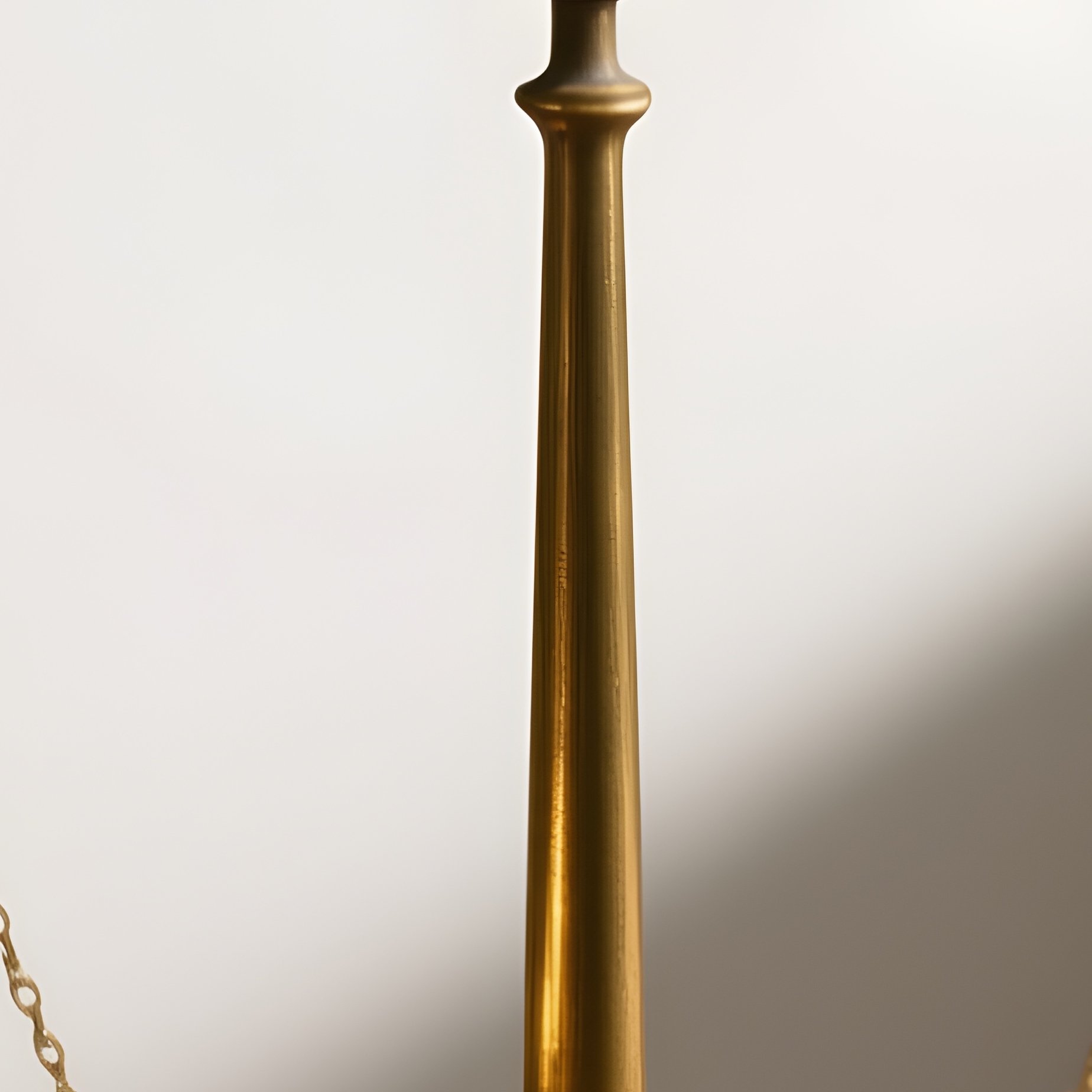 Classic Brass Scale Gold Bullion Feather Balanced - Full Resolution Quality Preview