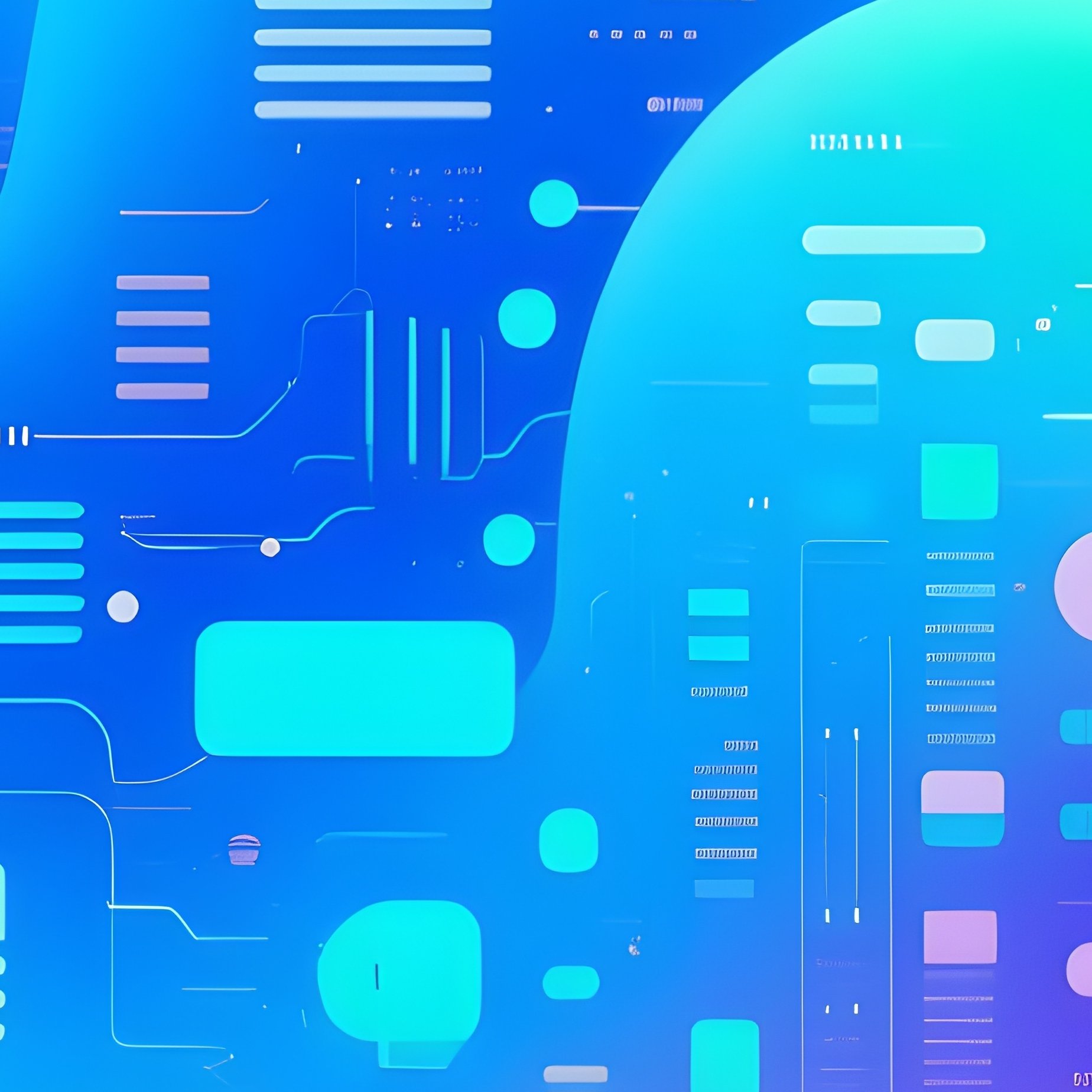 Cloud Data Visualization Digital Art Screen - Full Resolution Quality Preview