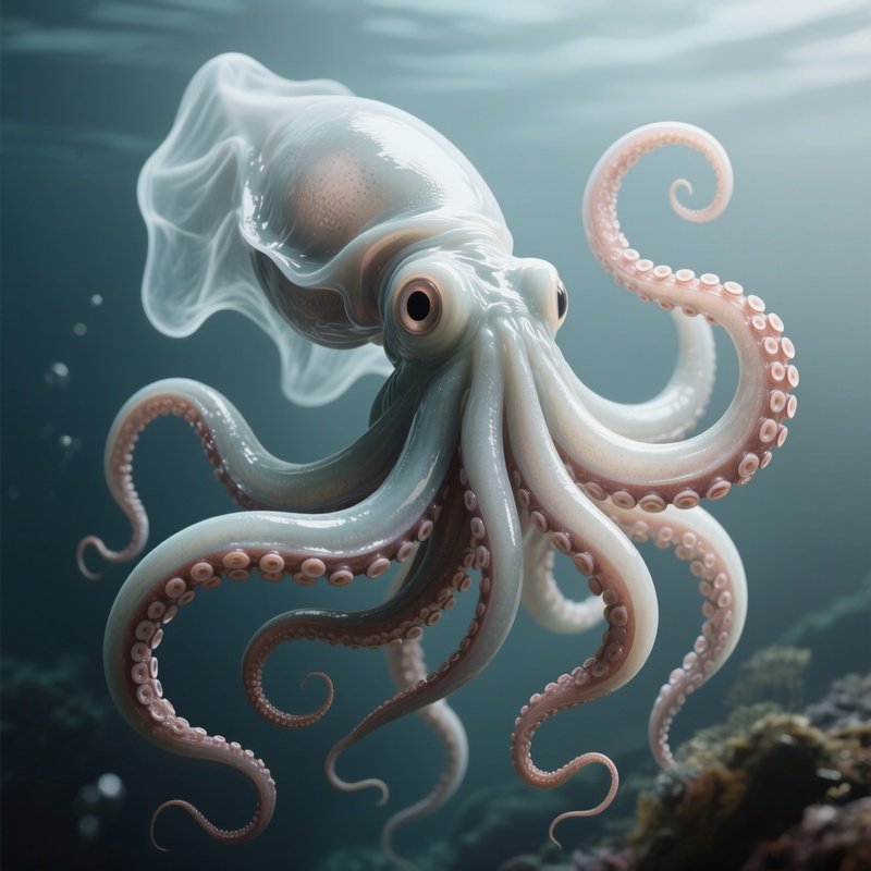 Clubhook Squid – Heavy Ghost Pale Tentacle Clubs.