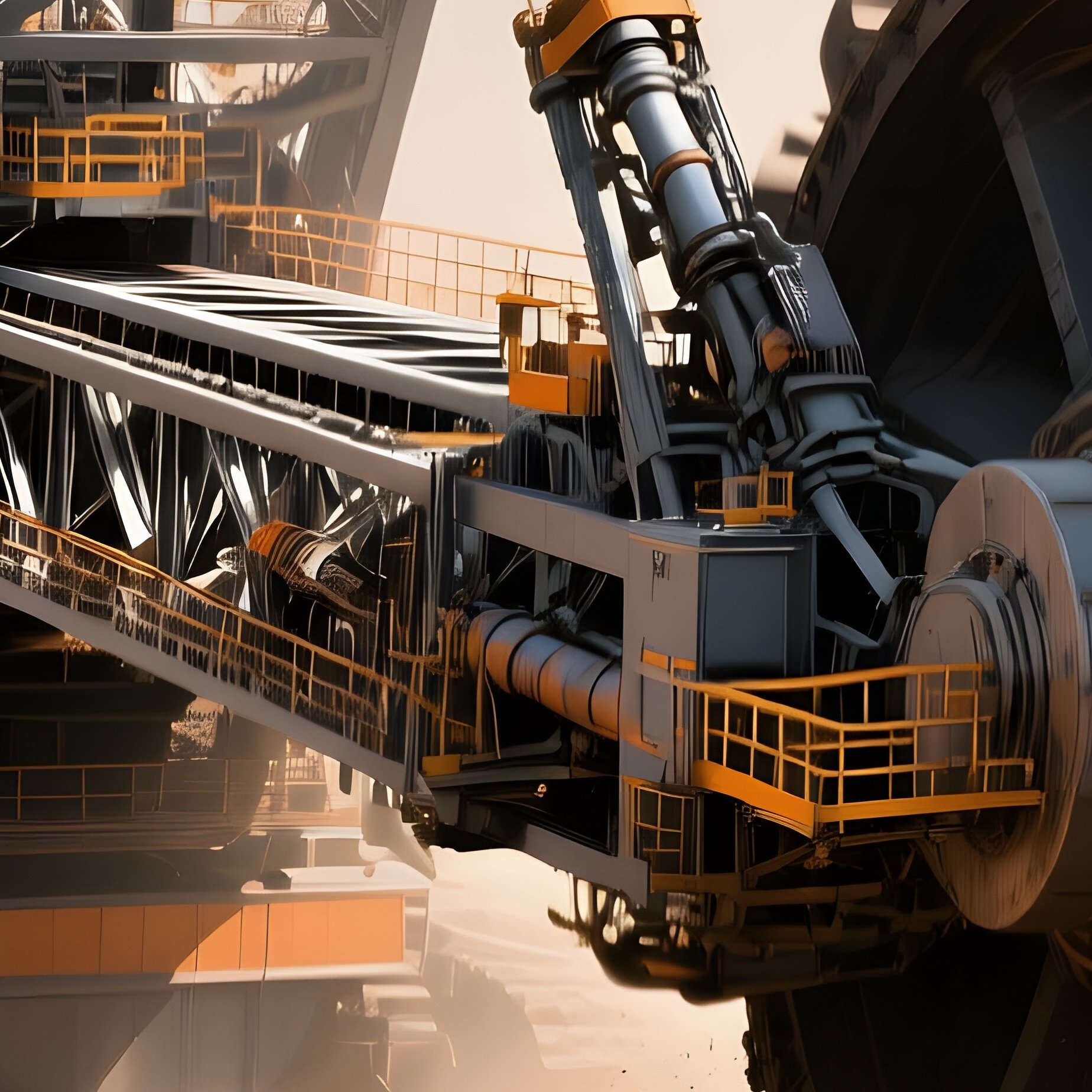 Coal Excavator Bagger 288 Style Bucket Wheel Excavator - Full Resolution Quality Preview