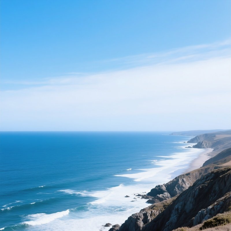 Coastal Landscape Coast Ocean