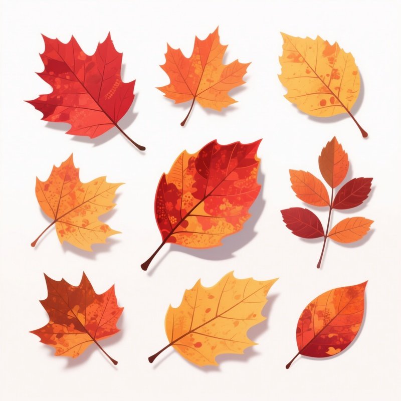 Collection Of Autumn Leaves Autumn Leaves