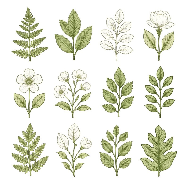 Collection Of Botanical Illustrations Botanical Illustration