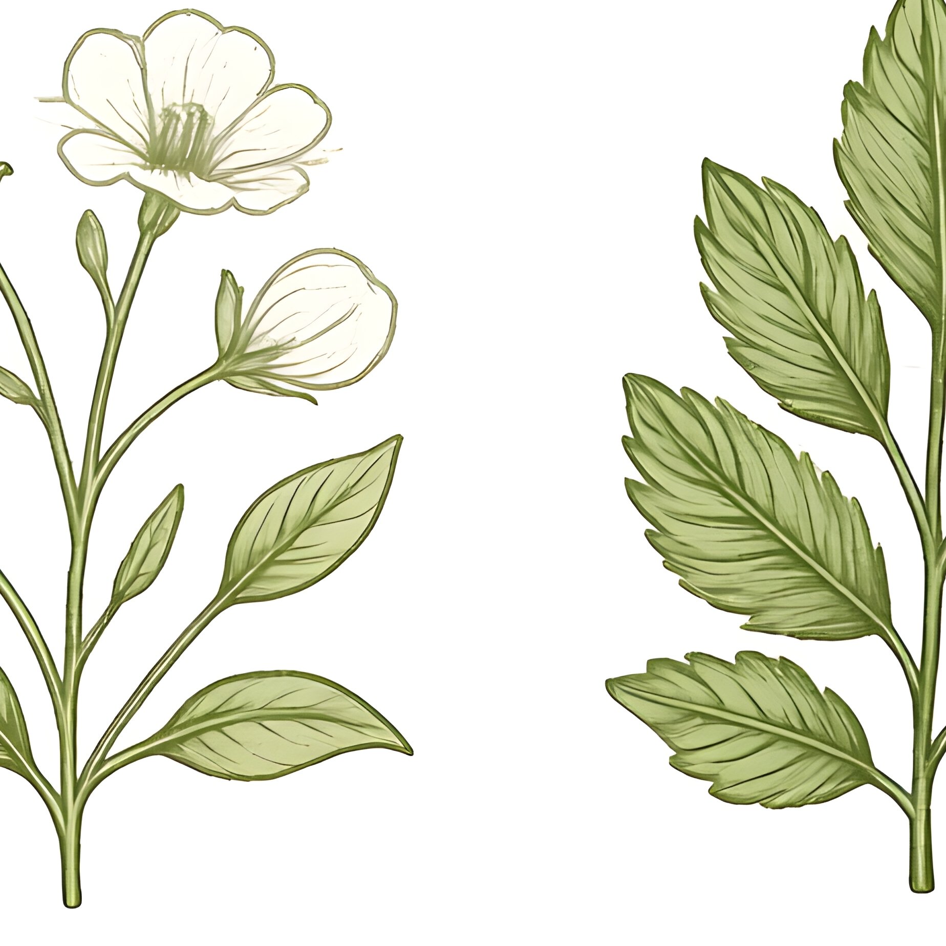 Collection Of Botanical Illustrations Botanical Illustration - Full Resolution Quality Preview