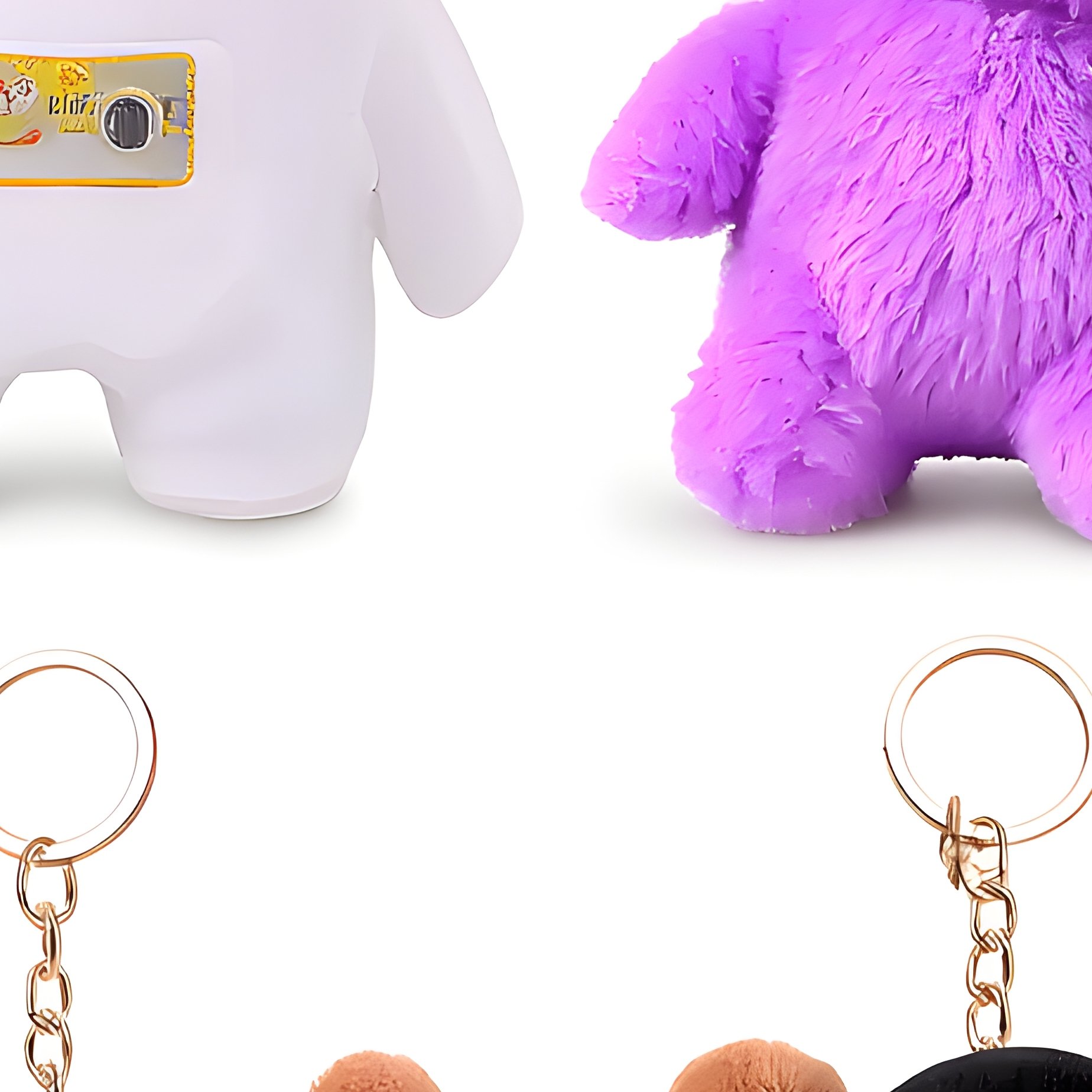 Collection Of Plush Keychains Plush Keychains - Full Resolution Quality Preview