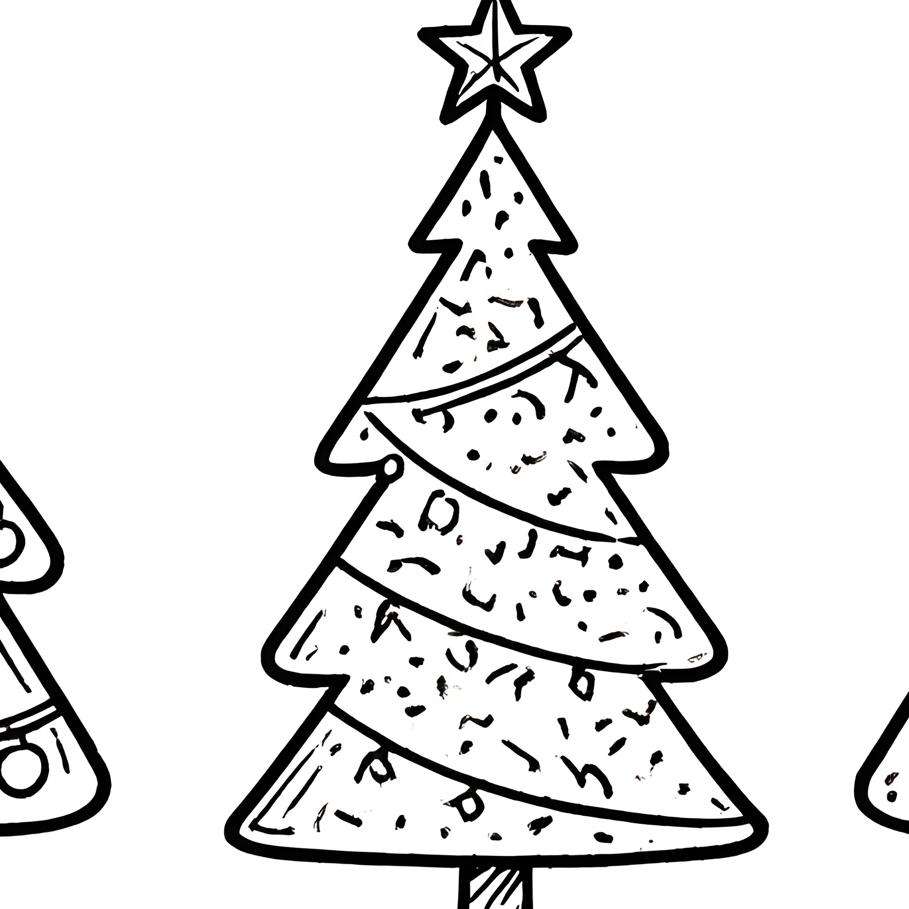 Collection Of Stylized Christmas Trees Christmas Trees - Full Resolution Quality Preview