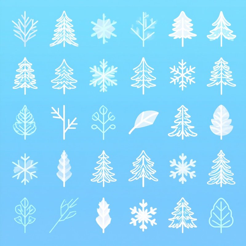 Collection Of Tree Icons Trees Icons