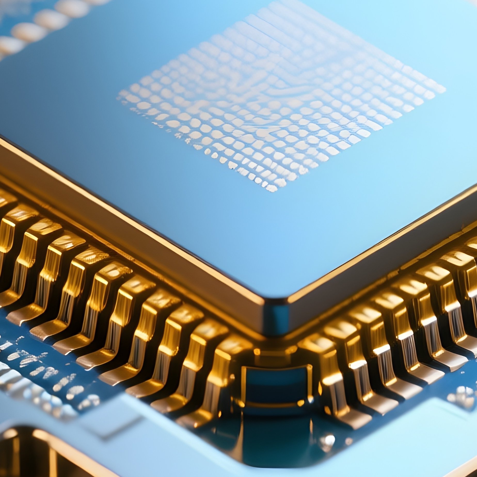 Computer Processor Chip Photorealistic 1 - Full Resolution Quality Preview