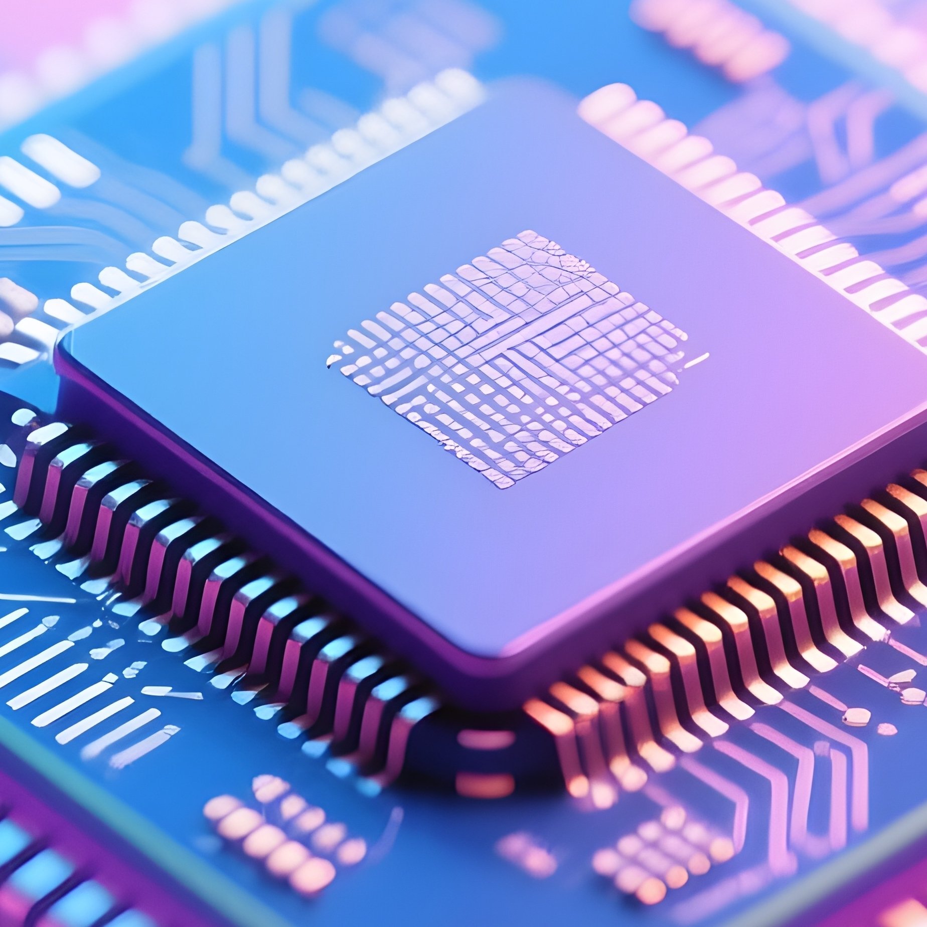 Computer Processor Chip Photorealistic 3 - Full Resolution Quality Preview
