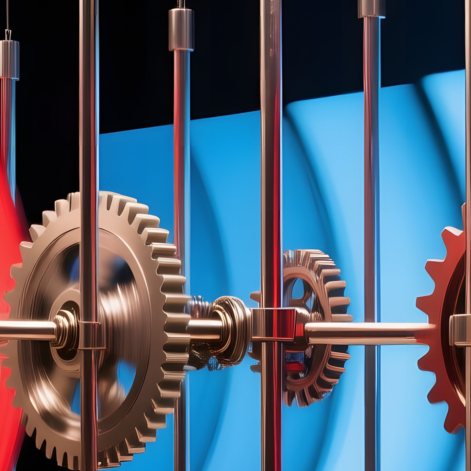 Conceptual Art Installation With Movement And Kinetic Elements - Full Resolution Quality Preview