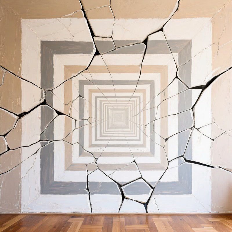 Conceptual Art Piece With Illusion Of Depth And Perspective