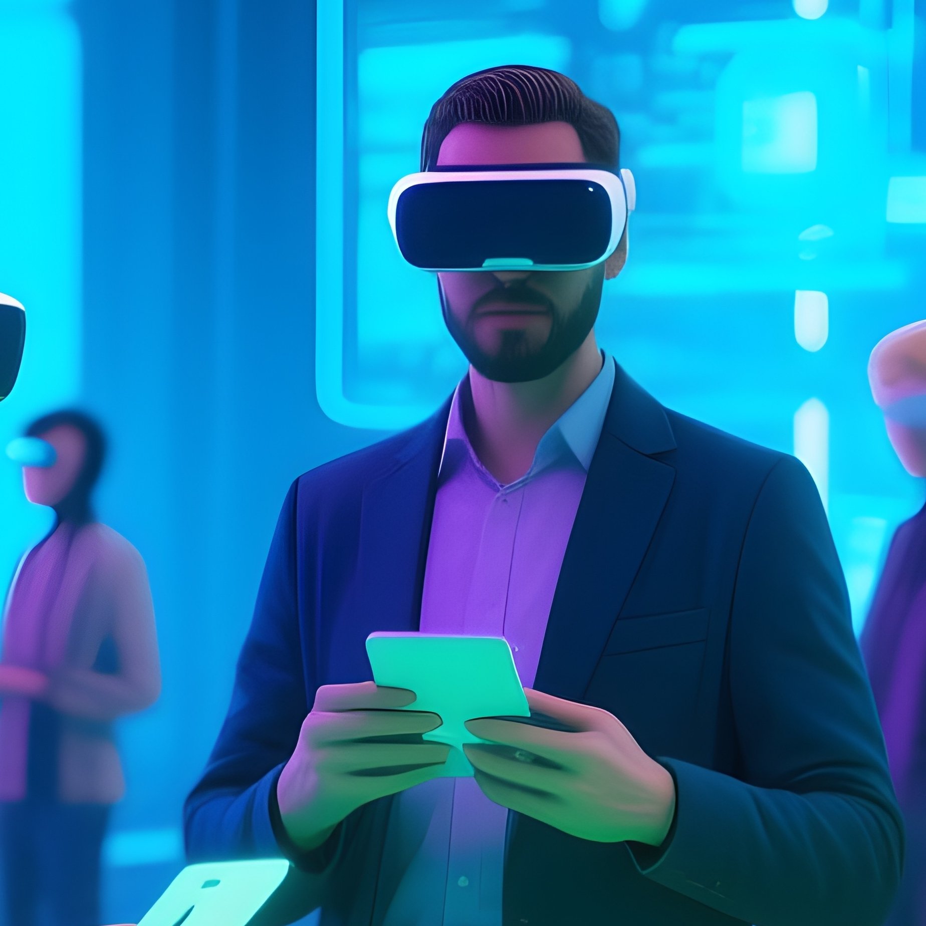 Conference Networking Crowd Digital - Full Resolution Quality Preview