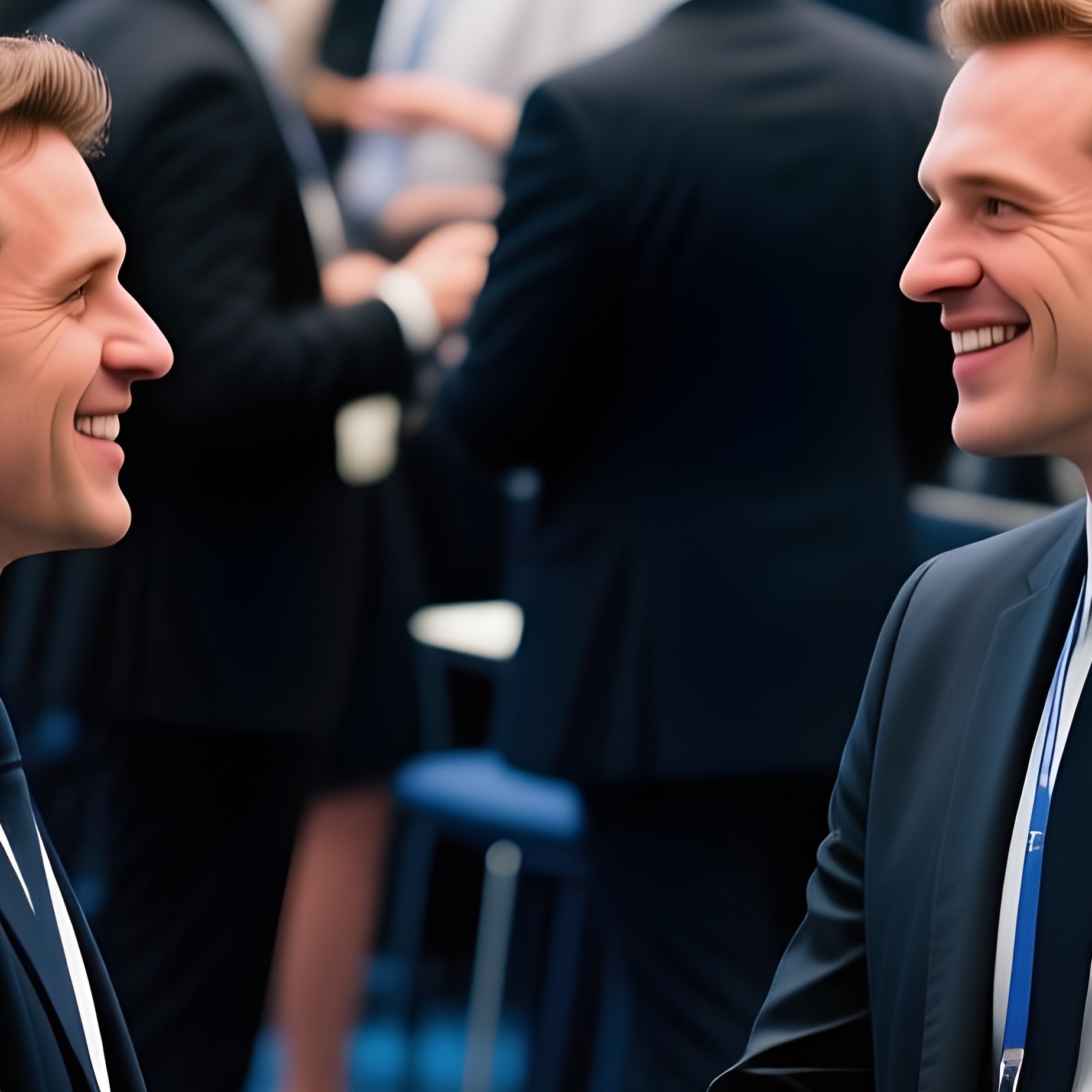 Conference Networking Crowd Meeting - Full Resolution Quality Preview