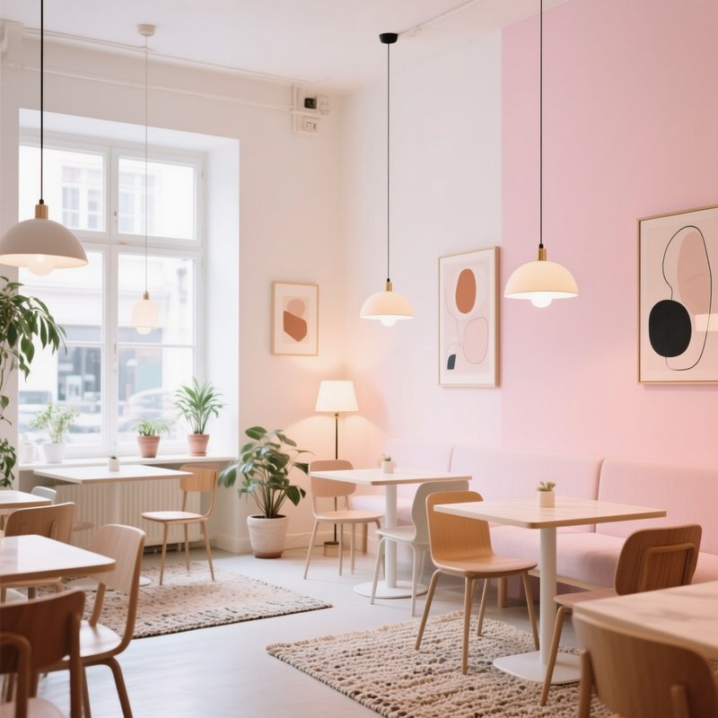 Contemporary Boutique Cafe With Soft Atmosphere