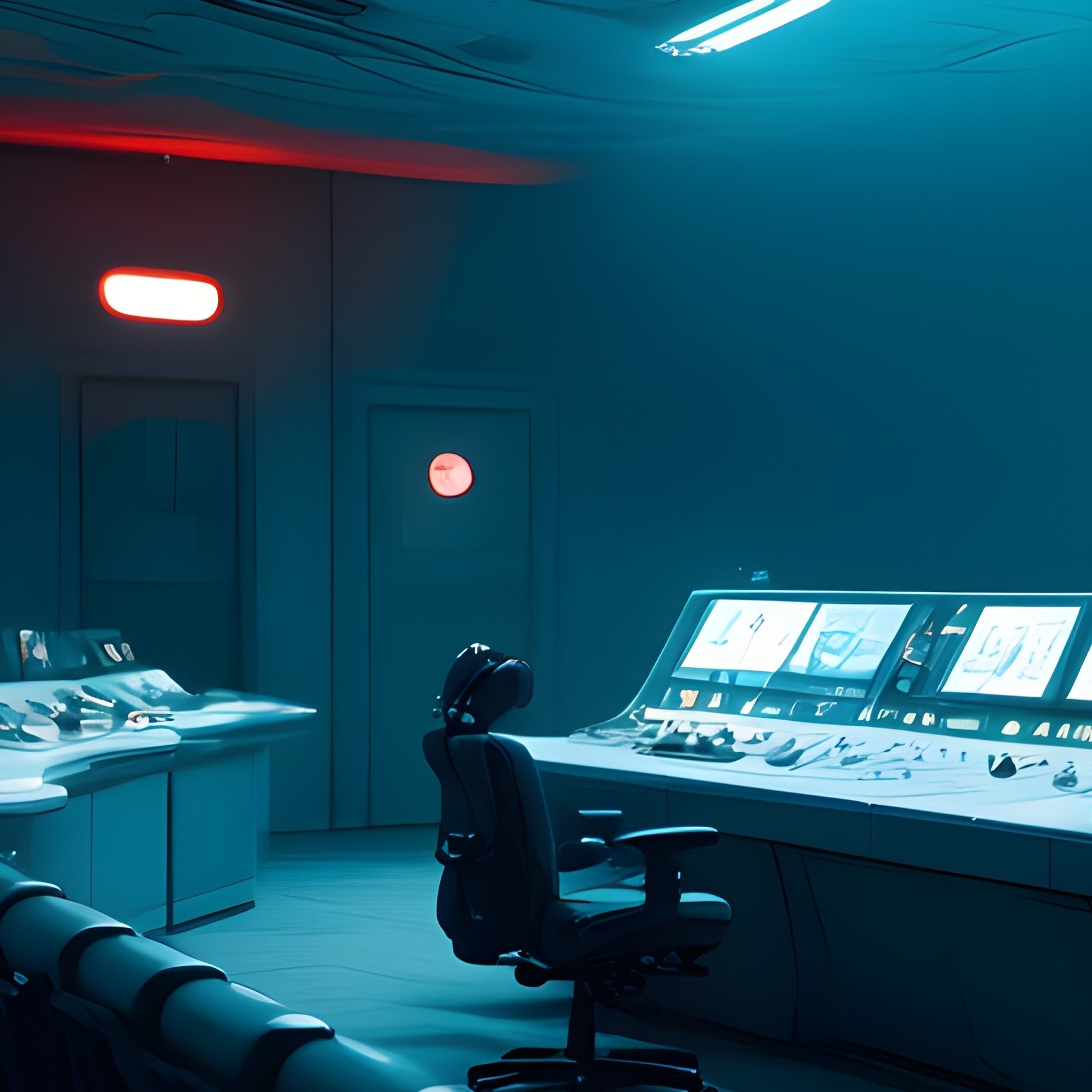 Control Room Photorealistic - Full Resolution Quality Preview