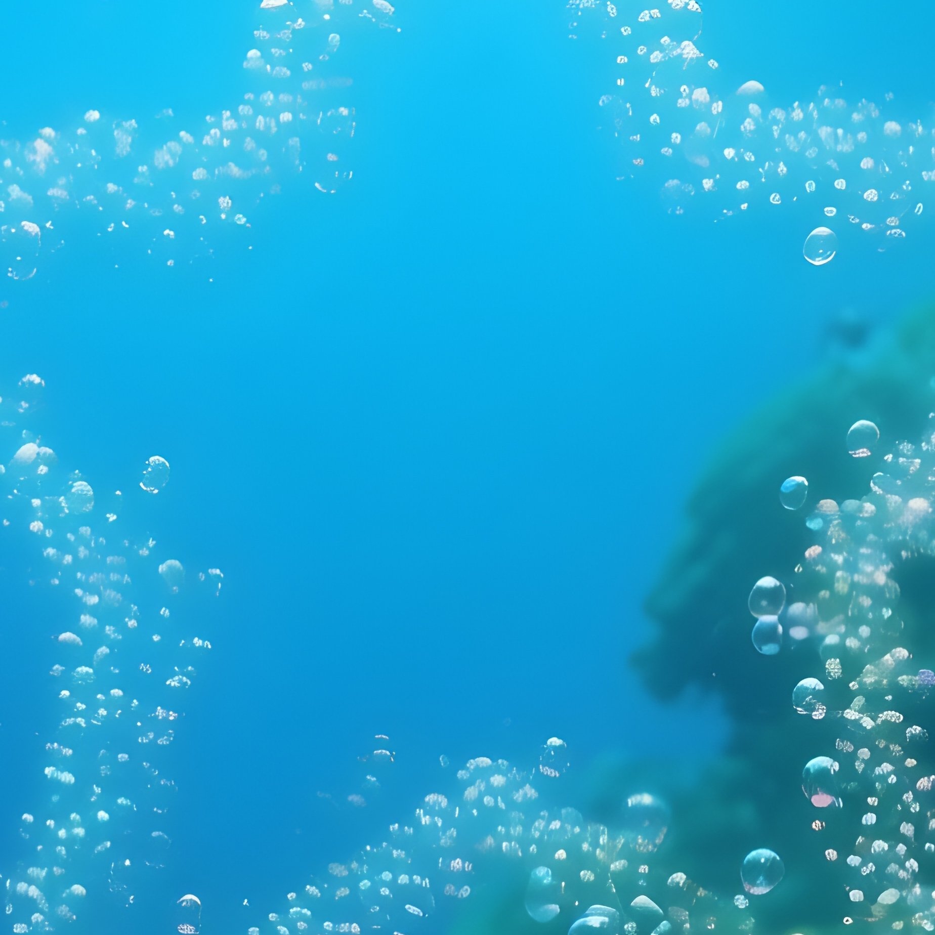 Coral Bubble Stars Underwater Image 1 - Full Resolution Quality Preview