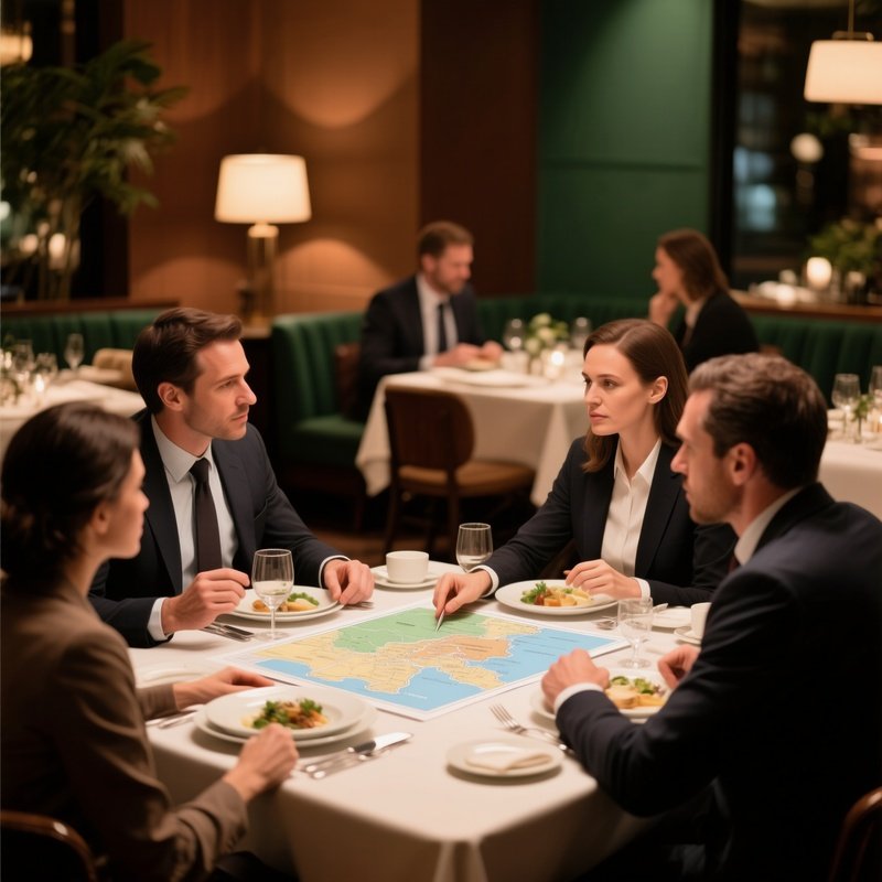 Corporate Dinner Negotiation Strategy Planning