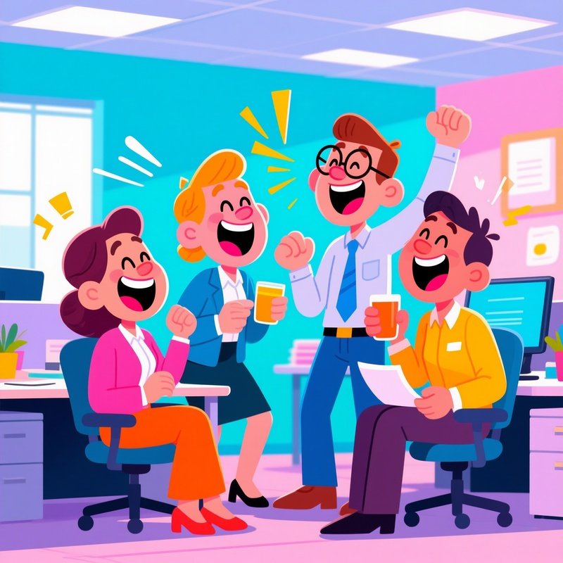 Coworkers Laughing Break 2