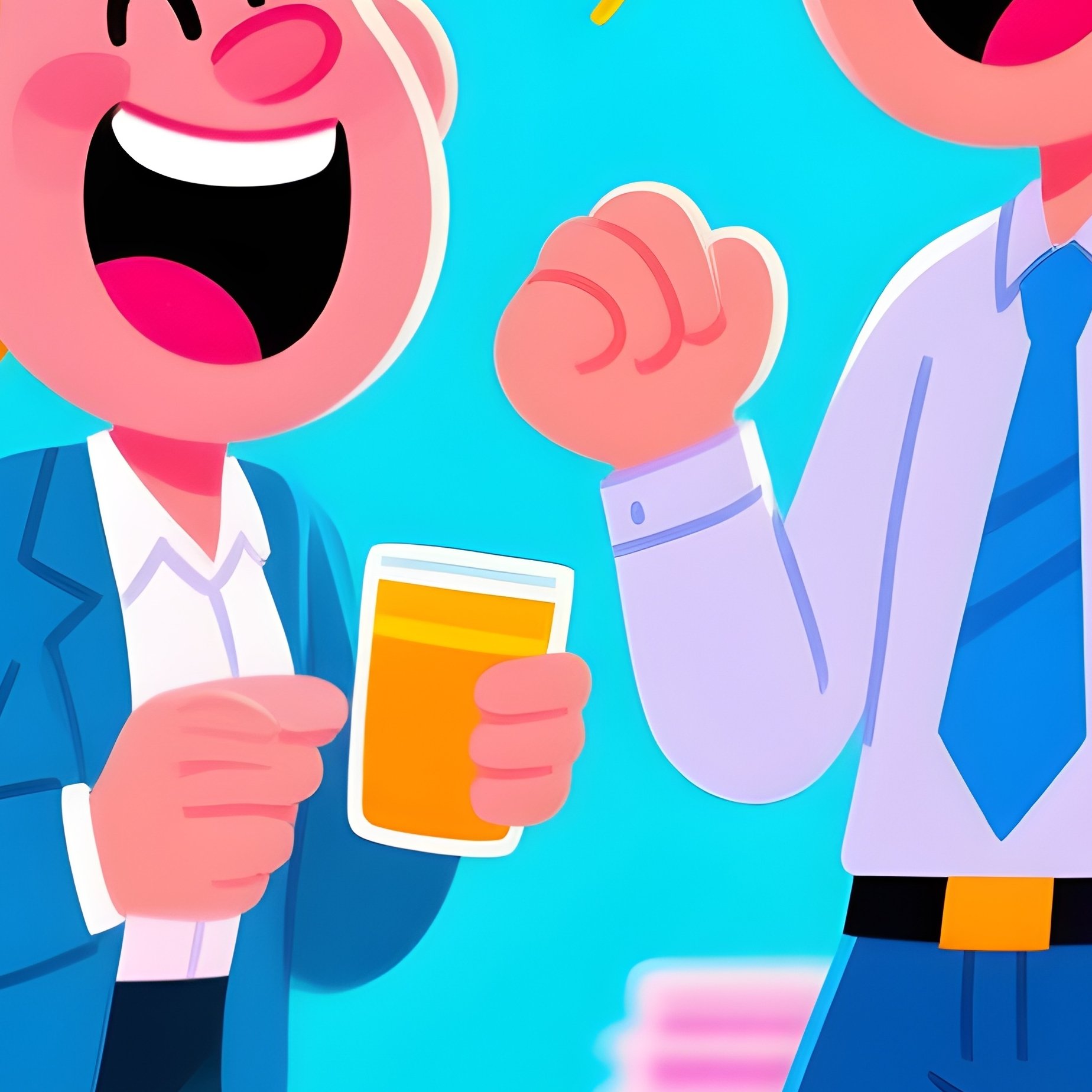 Coworkers Laughing Break 2 - Full Resolution Quality Preview