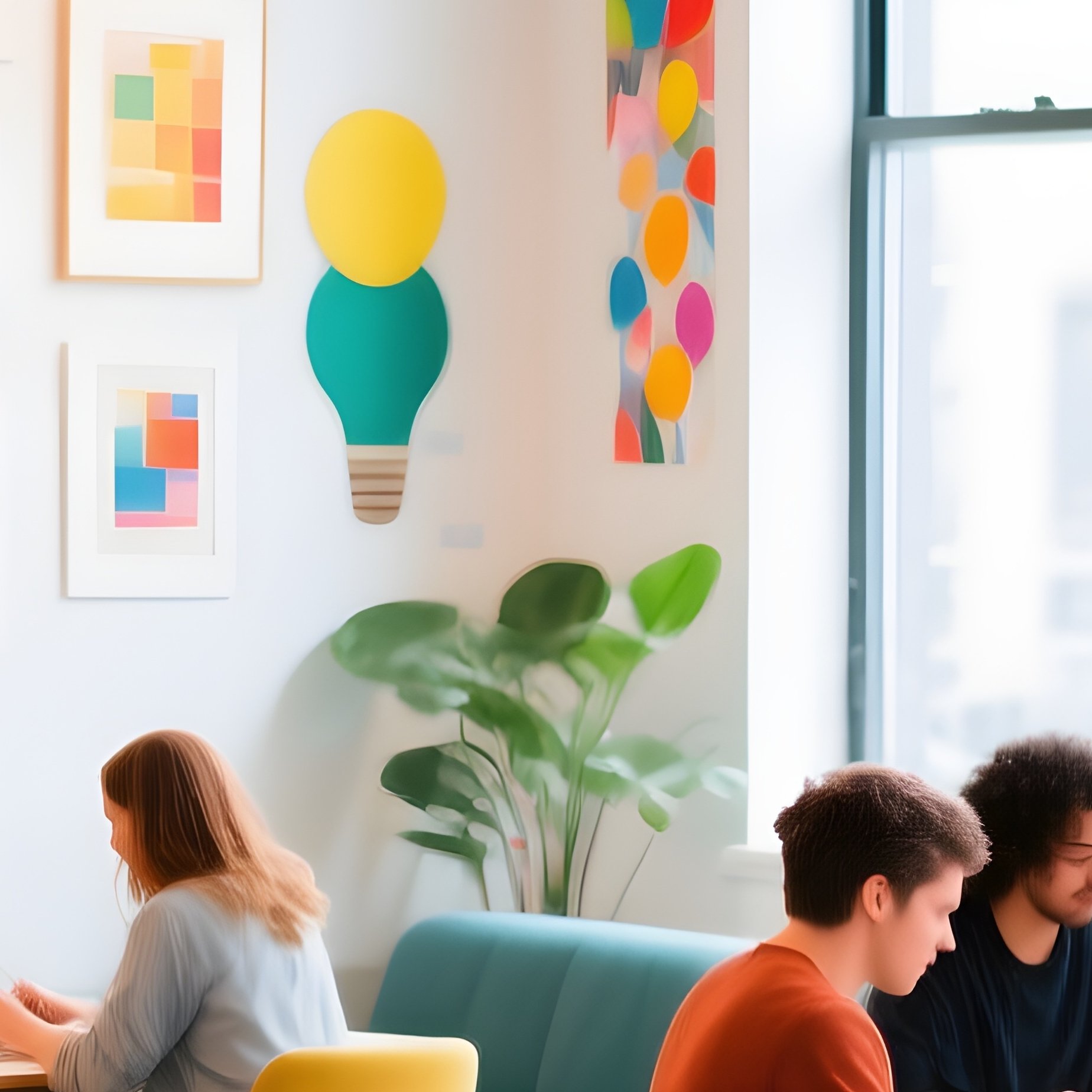 Coworking Space Collaboration Creative Workspace - Full Resolution Quality Preview