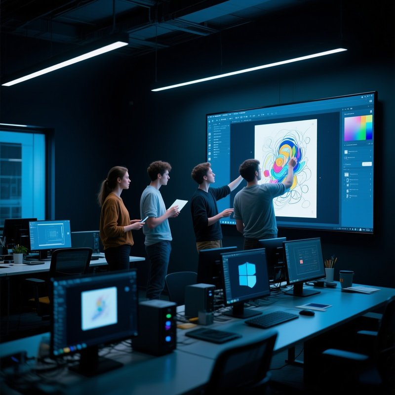 Coworking Space Collaboration Digital Art Workshop