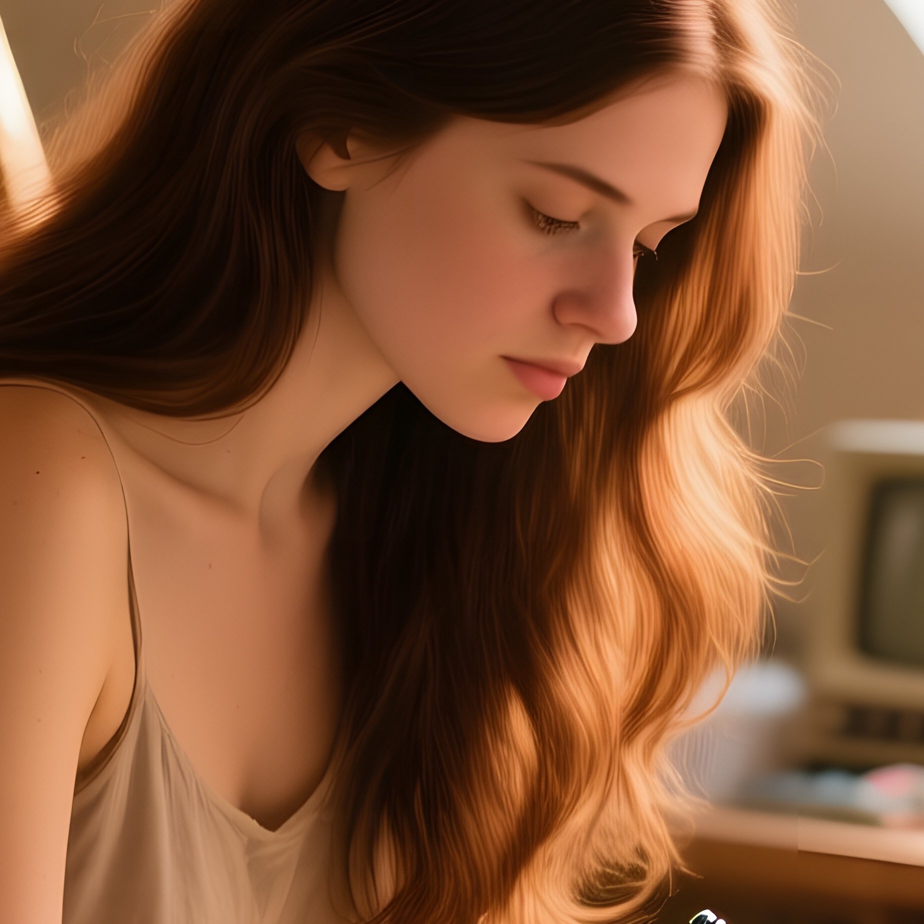 Cozy Attic Studio Vintage Tech - Full Resolution Quality Preview